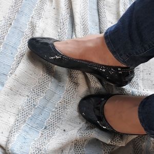 Patent black Halogen flats
